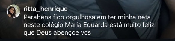 Depoimento de família do Colégio CPPEM