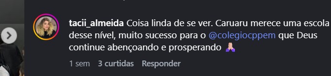 Depoimento de família do Colégio CPPEM