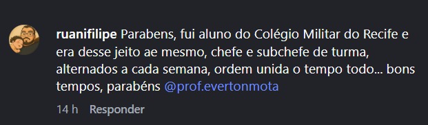 Depoimento de família do Colégio CPPEM
