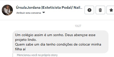 Depoimento de família do Colégio CPPEM